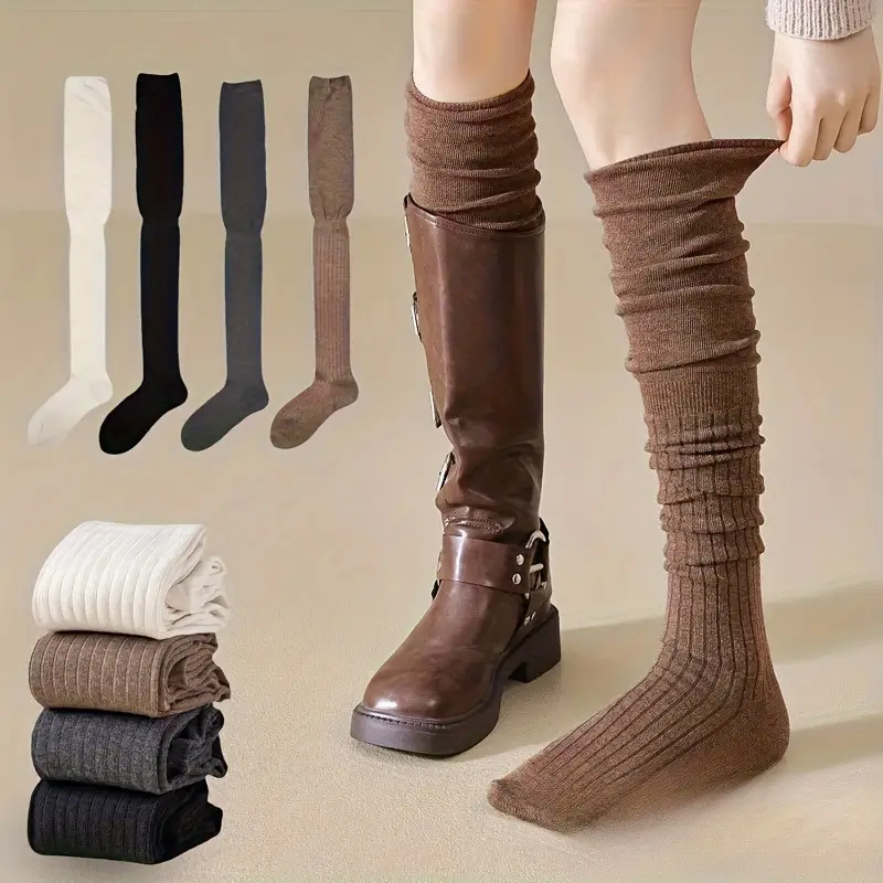 Boot Sock Slouchy - 1-10 pares de calcetines hasta el