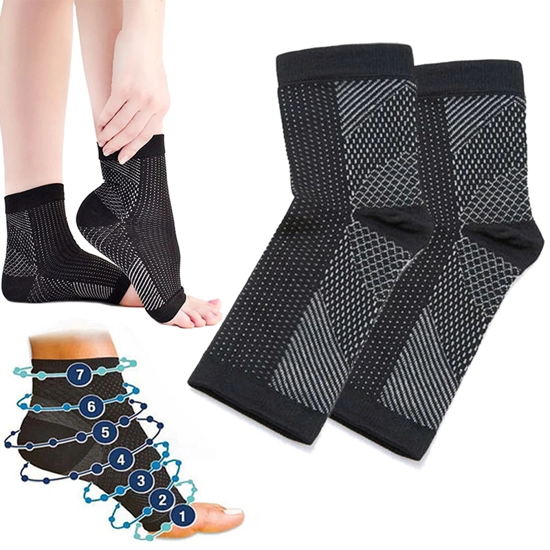 Ankle Brace Sock - Calcetines tobilleros antifatiga para hombre, calcetín