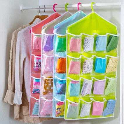 Caliente 16 bolsillos armario  - Sock Organizer Tray reseña y precio