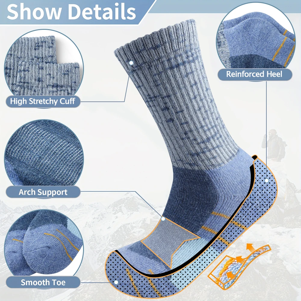 5 pares de calcetines de lana  - Wool Hiking Sock reseña y precio