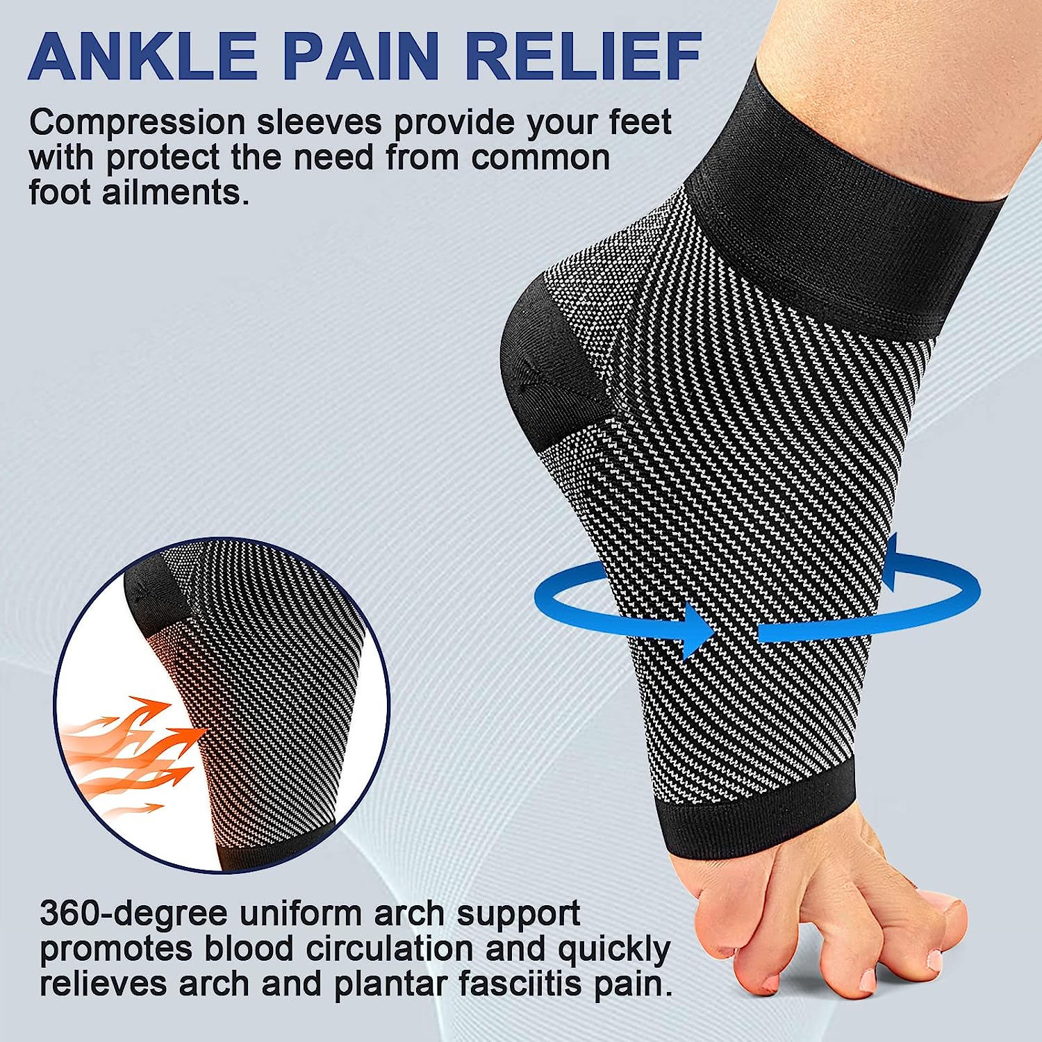 1 par de calcetines de compres - Ankle Brace Sock reseña y precio