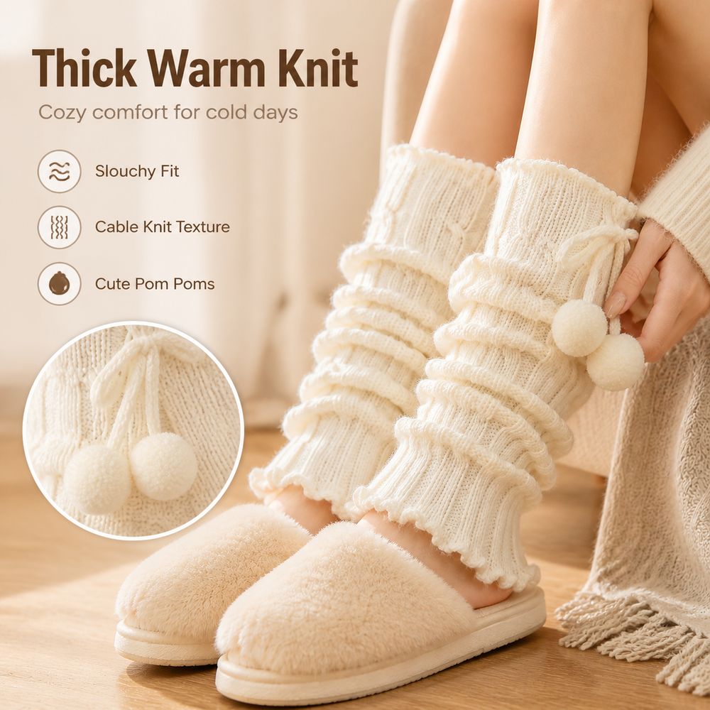Calentadores de piernas de pun - Boot Sock Slouchy reseña y precio