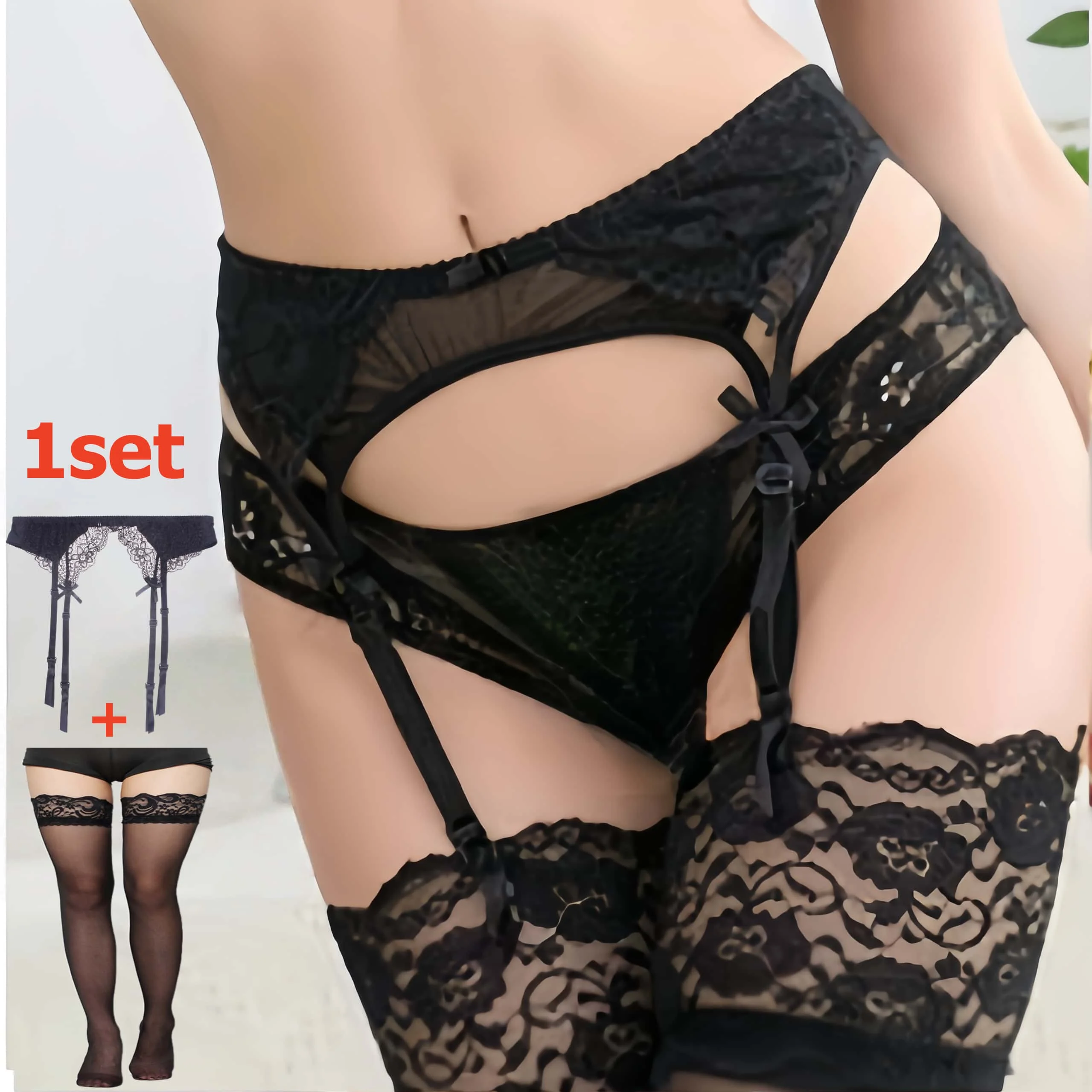 Conjunto de 2 piezas de medias - Tights Pantyhose Sheer reseña y precio