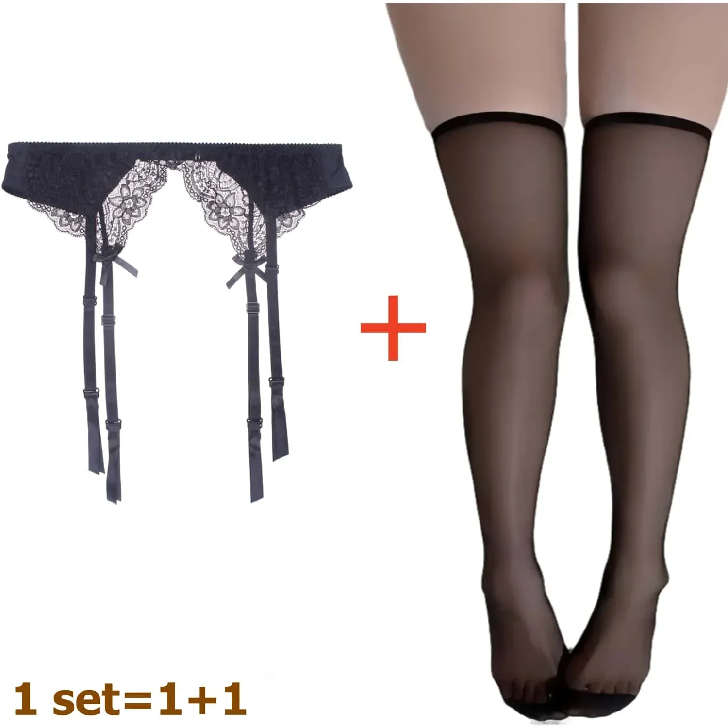 Conjunto de 2 piezas de medias - Tights Pantyhose Sheer reseña y precio