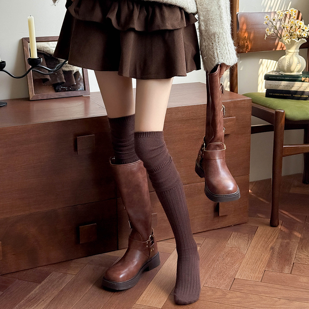 Calcetines Largos por Encima d - Boot Sock Slouchy reseña y precio