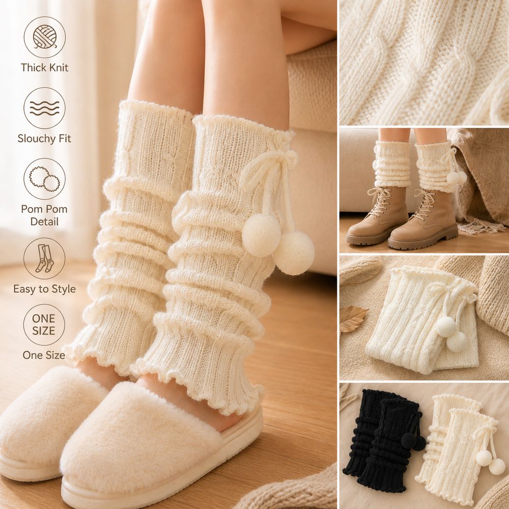 Calentadores de piernas de pun - Boot Sock Slouchy reseña y precio